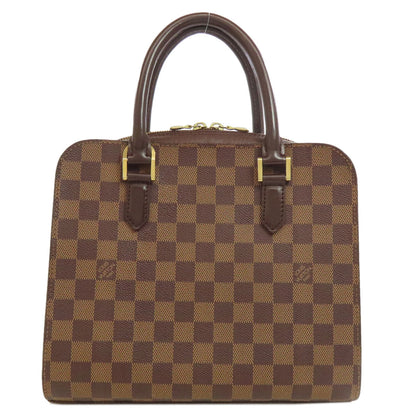 LOUIS VUITTON Handbag N51155 Damier canvas Brown Triana Women Used Authentic