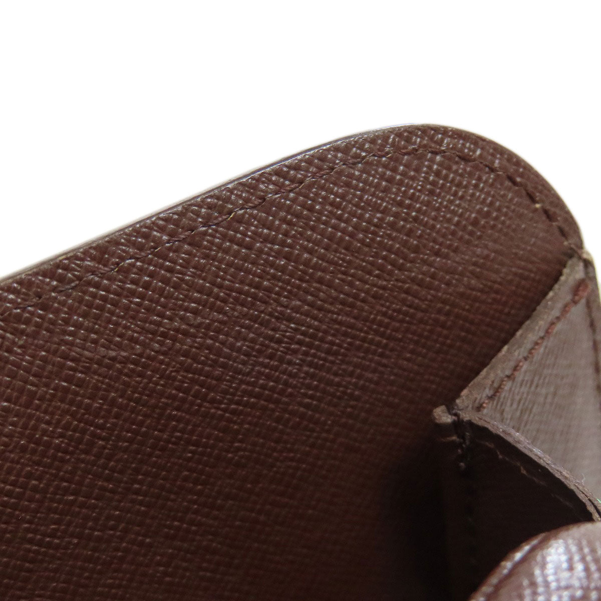 LOUIS VUITTON Handbag N51155 Damier canvas Brown Triana Women Used Authentic