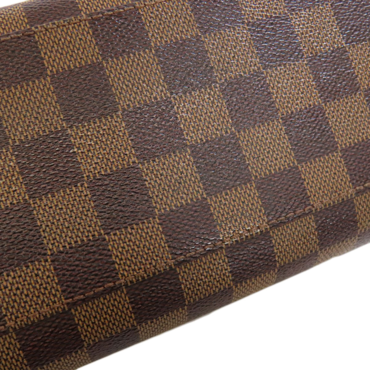 LOUIS VUITTON Handbag N51155 Damier canvas Brown Triana Women Used Authentic