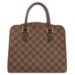 LOUIS VUITTON Handbag N51155 Damier canvas Brown Triana Women Used Authentic