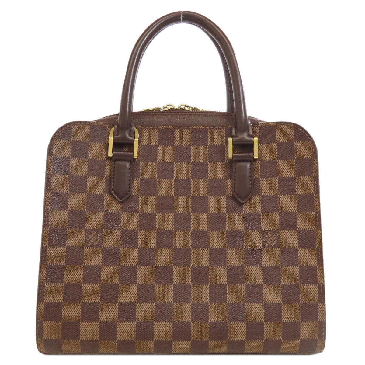 LOUIS VUITTON Handbag N51155 Damier canvas Brown Triana Women Used Authentic