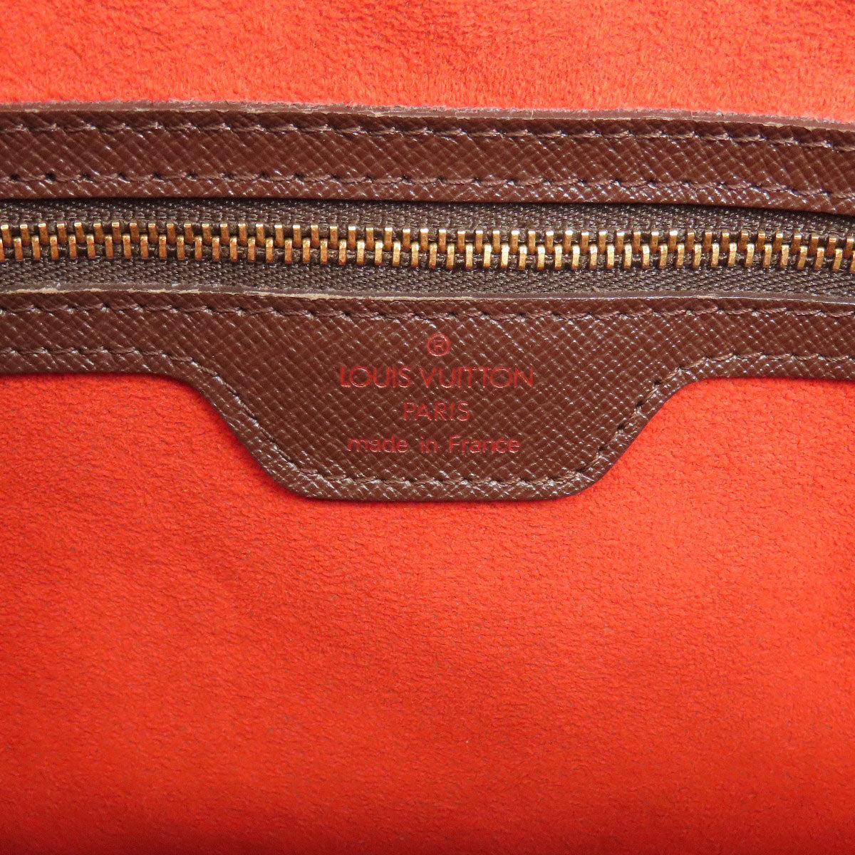 LOUIS VUITTON Handbag N51155 Damier canvas Brown Triana Women Used Authentic