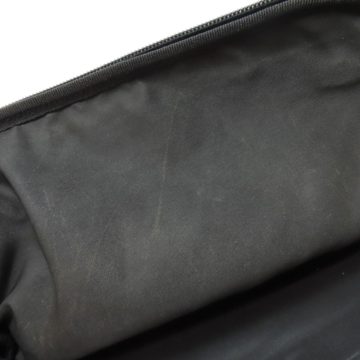 PRADA Backpack Nylon black logoMetal Women Used Authentic