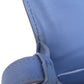 CELINE Shoulder Bag Calfskin Light blue logo Women Used Authentic
