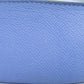 CELINE Shoulder Bag Calfskin Light blue logo Women Used Authentic