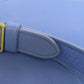 CELINE Shoulder Bag Calfskin Light blue logo Women Used Authentic