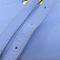 CELINE Shoulder Bag Calfskin Light blue logo Women Used Authentic