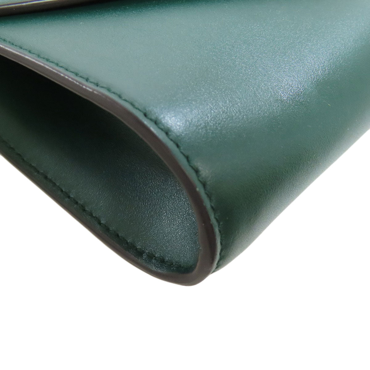 GUCCI Handbag 572375 Calfskin green Zumi ChainShoulder Women Used Authentic