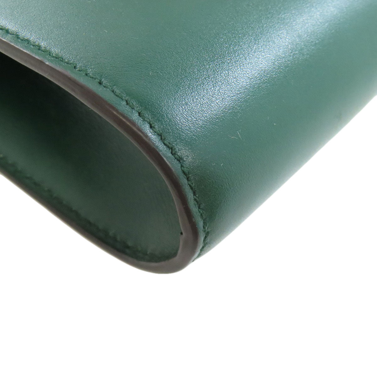 GUCCI Handbag 572375 Calfskin green Zumi ChainShoulder Women Used Authentic