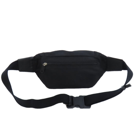 BURBERRY Sling bag Nylon black logo Women Used Authentic