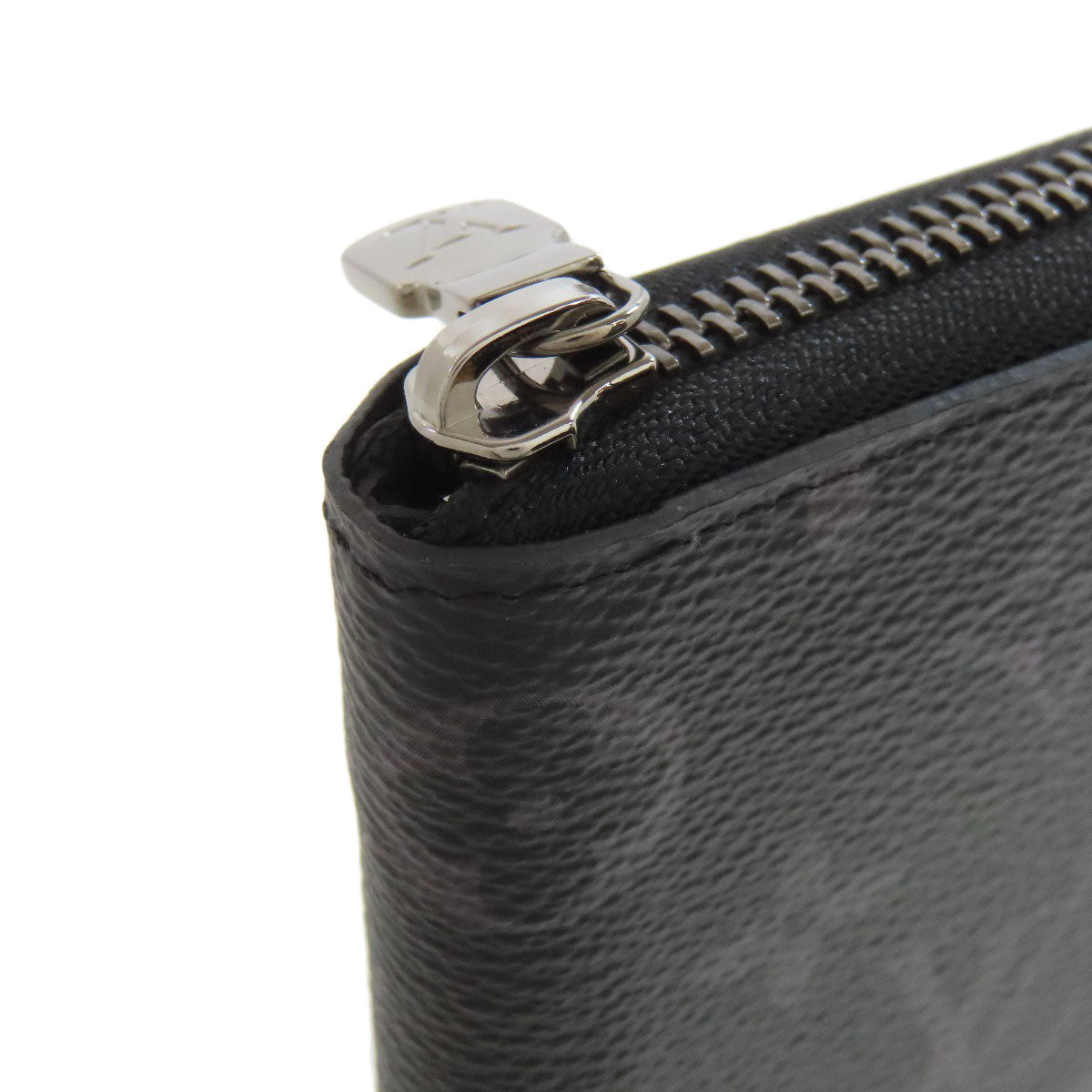 LOUIS VUITTON Long Wallet Purse M62295 Monogram Eclipse black Zippy wallet  Vertical mens(Unisex) Used Authentic