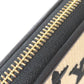LOUIS VUITTON Long Wallet Purse M82529 Cotton canvas beige Zippy Wallet by the Pool Women Used Authentic