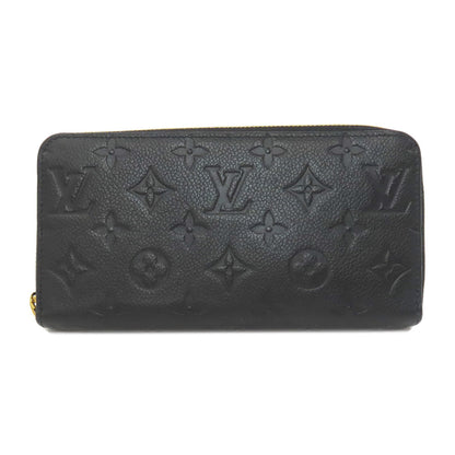 LOUIS VUITTON Long Wallet Purse M61864 Ann Platt black Zippy wallet Women(Unisex) Used Authentic