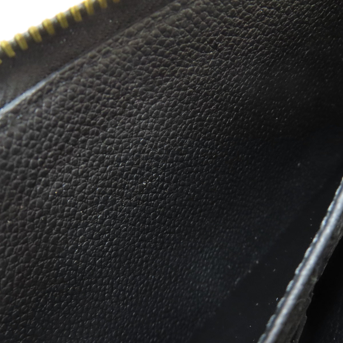 LOUIS VUITTON Long Wallet Purse M61864 Ann Platt black Zippy wallet Women(Unisex) Used Authentic
