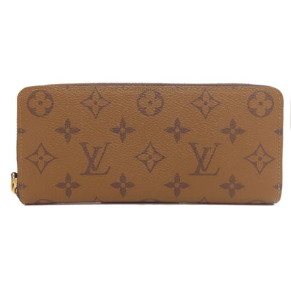 LOUIS VUITTON Long Wallet Purse M82336 Monogram reverse Brown Portefeuille Clemence Women(Unisex) Used Authentic