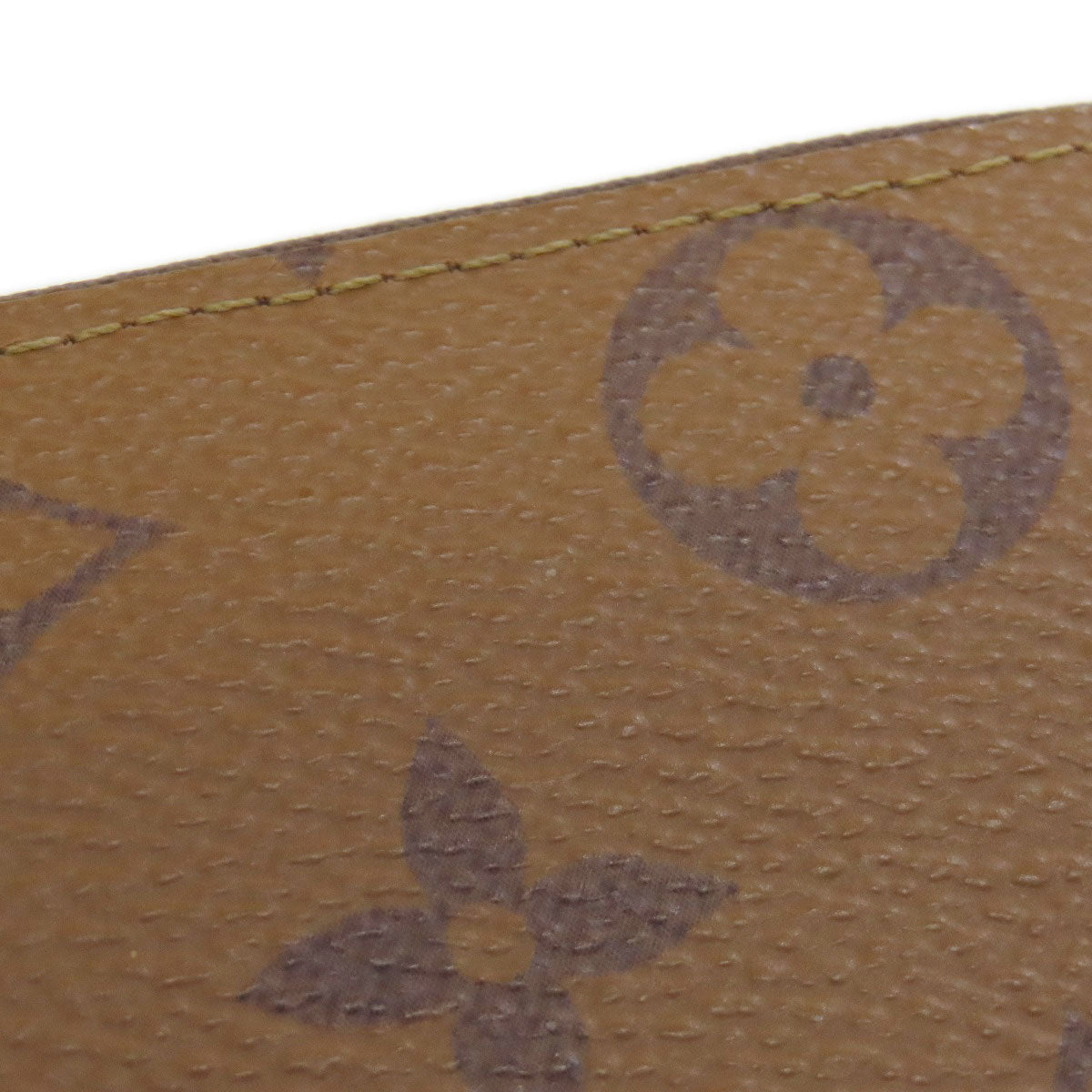 LOUIS VUITTON Long Wallet Purse M82336 Monogram reverse Brown Portefeuille Clemence Women(Unisex) Used Authentic