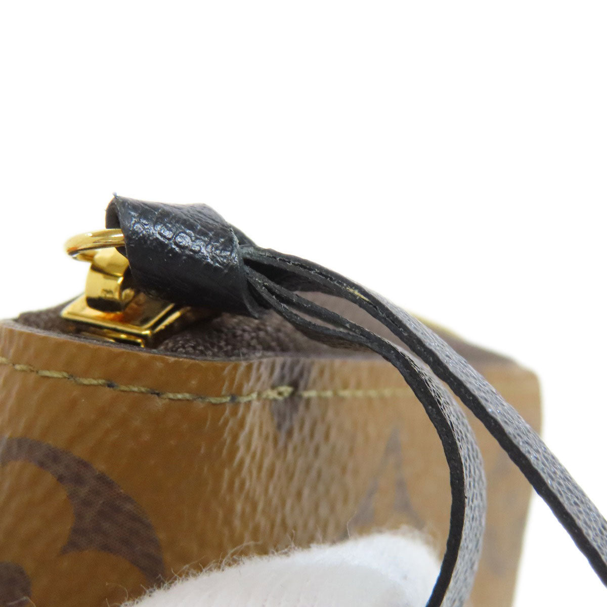 LOUIS VUITTON Long Wallet Purse M82336 Monogram reverse Brown Portefeuille Clemence Women(Unisex) Used Authentic