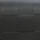 LOUIS VUITTON Long Wallet Purse N63548 Damier Anfini black Zippy wallet  Vertical mens Used Authentic