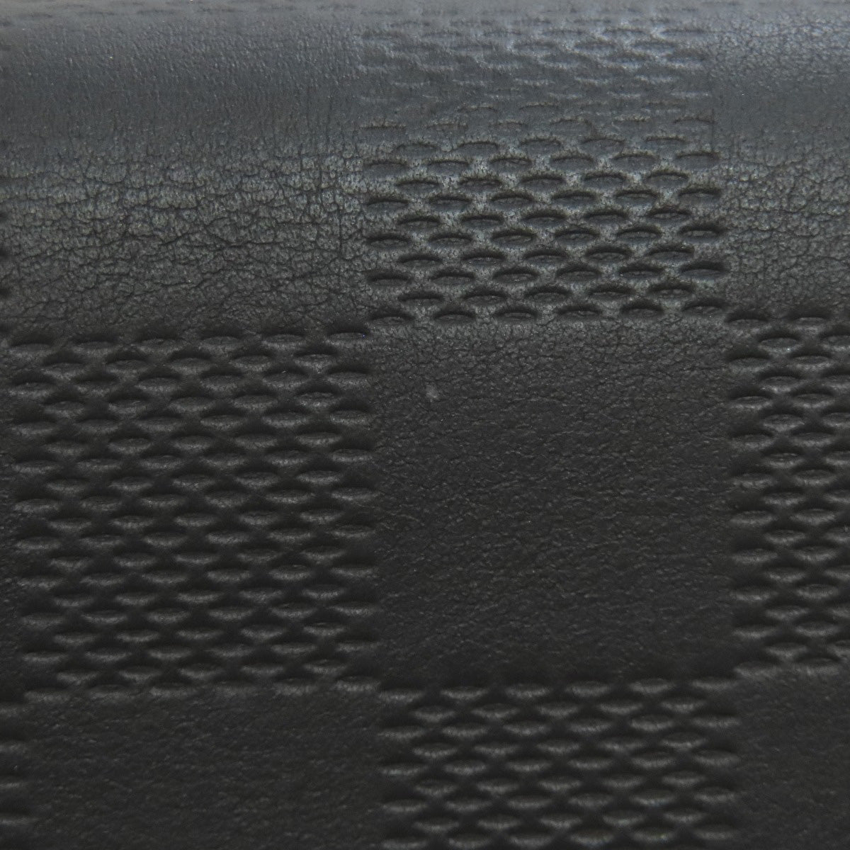 LOUIS VUITTON Long Wallet Purse N63548 Damier Anfini black Zippy wallet  Vertical mens Used Authentic
