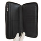 LOUIS VUITTON Long Wallet Purse N63548 Damier Anfini black Zippy wallet  Vertical mens Used Authentic