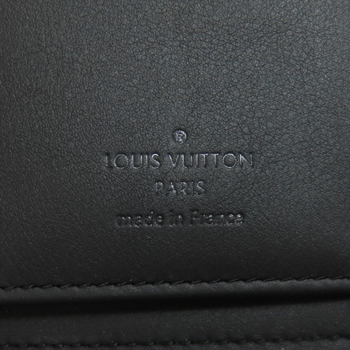 LOUIS VUITTON Long Wallet Purse N63548 Damier Anfini black Zippy wallet  Vertical mens Used Authentic