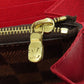 LOUIS VUITTON Long Wallet Purse N60534 Damier canvas Brown Portefeuille Clemence Women(Unisex) Used Authentic