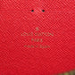 LOUIS VUITTON Long Wallet Purse N60534 Damier canvas Brown Portefeuille Clemence Women(Unisex) Used Authentic