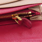 PRADA Long Wallet Purse leather beige Safiano logo