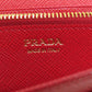 PRADA Long Wallet Purse leather beige Safiano logo