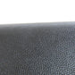 CHANEL Long Wallet Purse Grained Calfskin Skin black COCO Mark SilverMetal Women Used Authentic