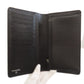 CHANEL Long Wallet Purse Grained Calfskin Skin black COCO Mark SilverMetal Women Used Authentic