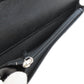 CHANEL Long Wallet Purse Grained Calfskin Skin black COCO Mark SilverMetal Women Used Authentic