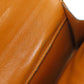 CELINE Bifold Wallet PVC Brown Tri-fold Wallet Macadam Women Used Authentic