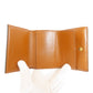 CELINE Bifold Wallet PVC Brown Tri-fold Wallet Macadam Women Used Authentic