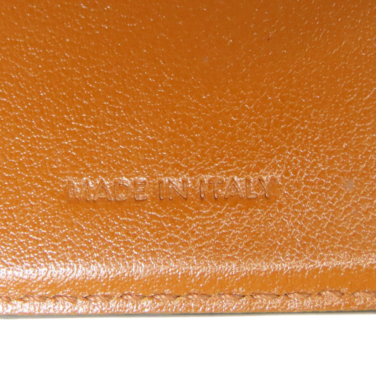 CELINE Bifold Wallet PVC Brown Tri-fold Wallet Macadam Women Used Authentic