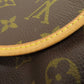 LOUIS VUITTON Tote Bag M42254 Monogram canvas Brown Saumur Women Used Authentic