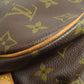 LOUIS VUITTON Tote Bag M42254 Monogram canvas Brown Saumur Women Used Authentic