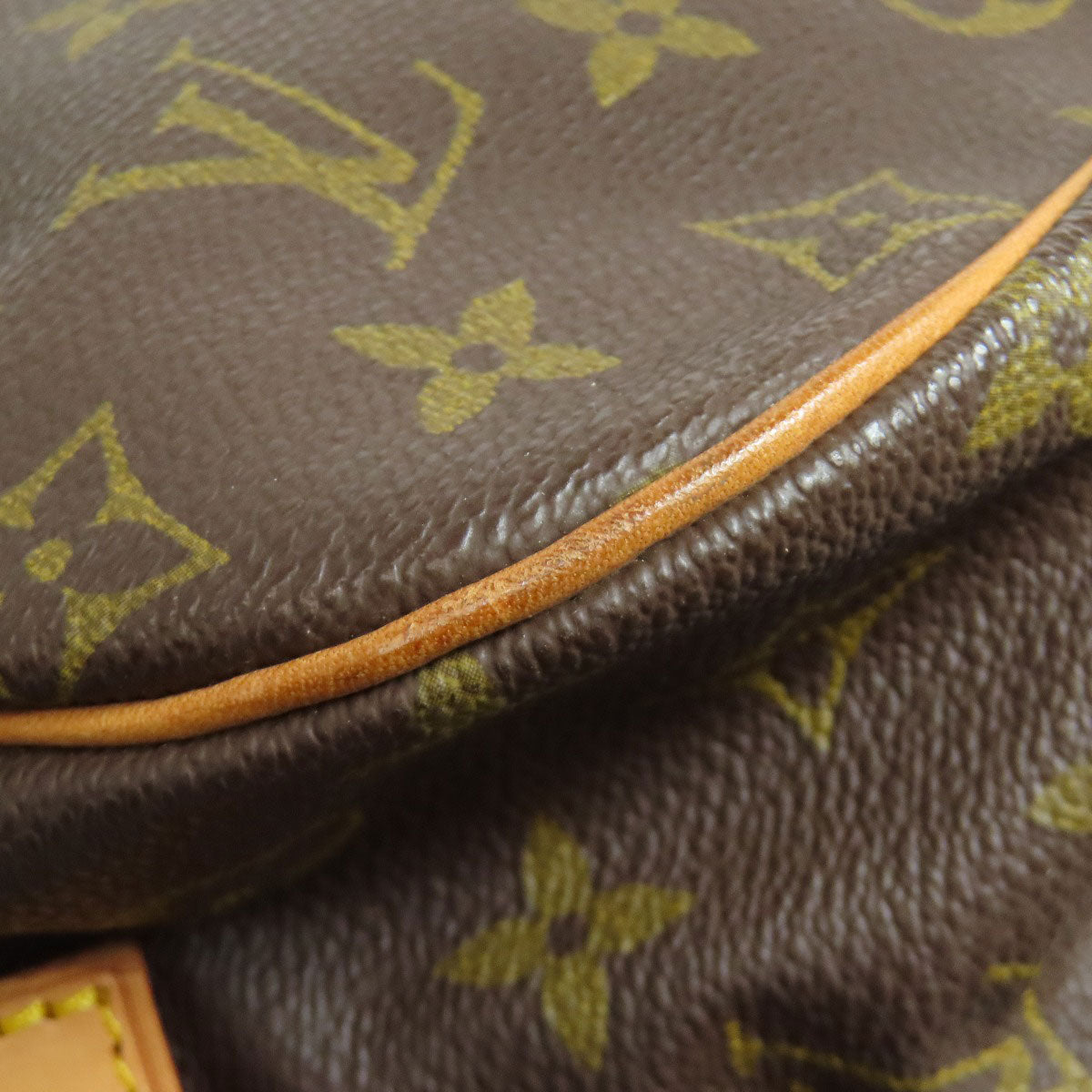 LOUIS VUITTON Tote Bag M42254 Monogram canvas Brown Saumur Women Used Authentic