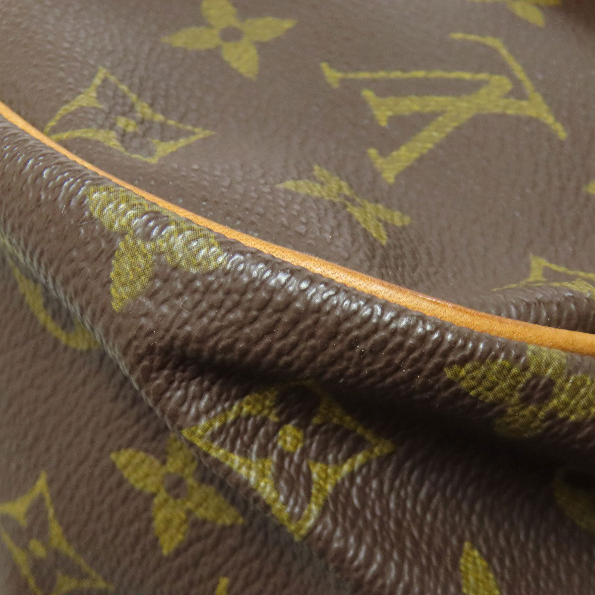 LOUIS VUITTON Tote Bag M42254 Monogram canvas Brown Saumur Women Used Authentic