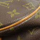LOUIS VUITTON Tote Bag M42254 Monogram canvas Brown Saumur Women Used Authentic