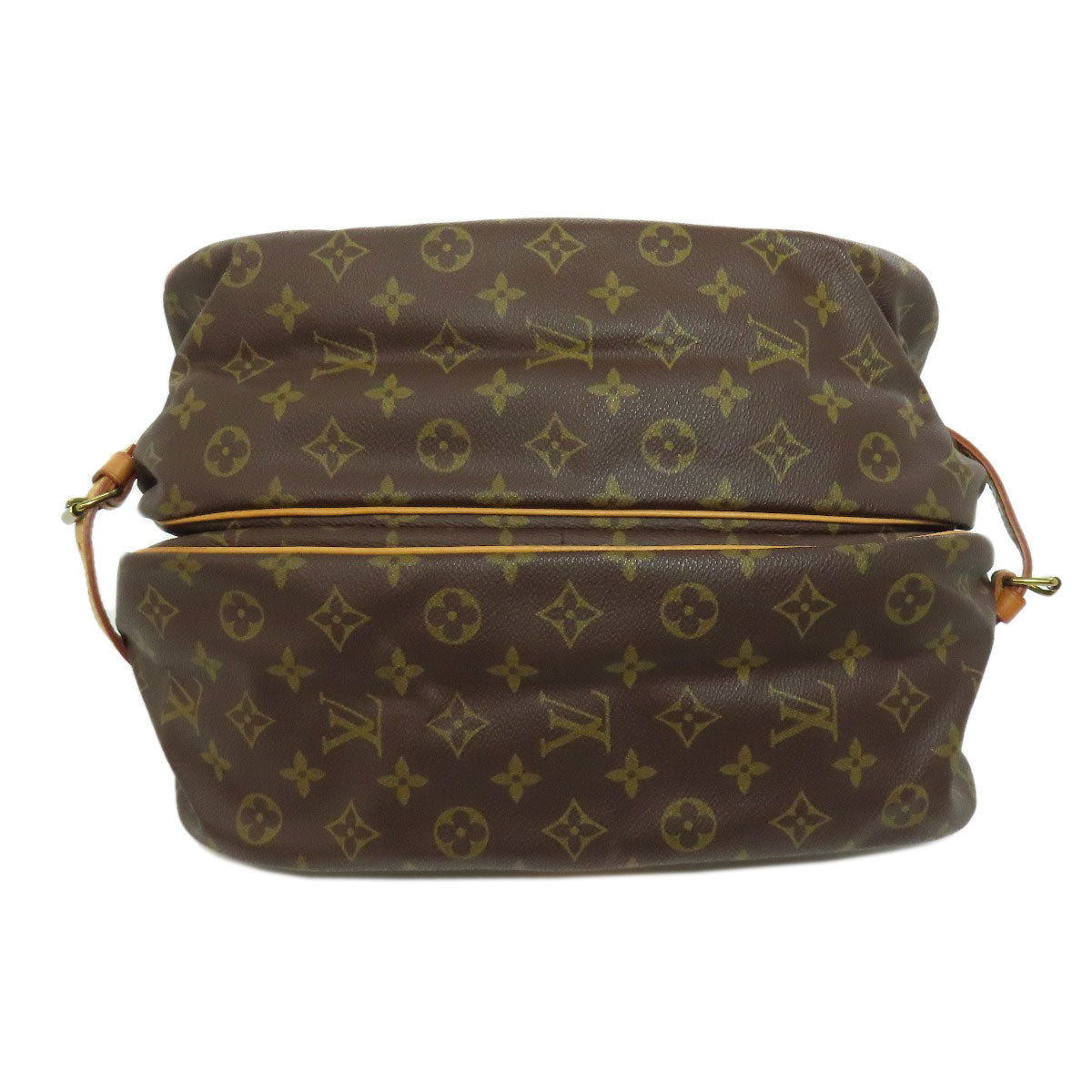 LOUIS VUITTON Tote Bag M42254 Monogram canvas Brown Saumur Women Used Authentic
