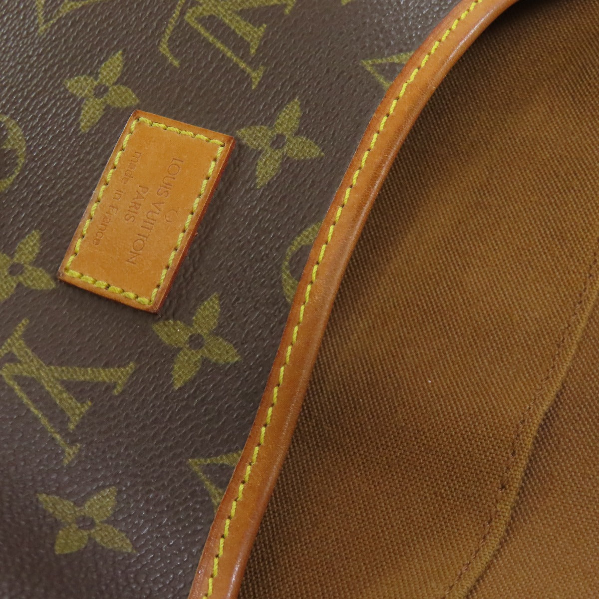LOUIS VUITTON Shoulder Bag M42254 Monogram canvas Brown Saumur Women Used Authentic