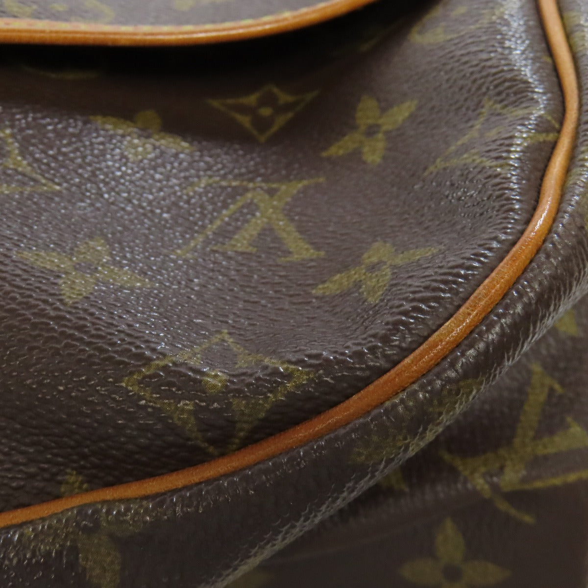 LOUIS VUITTON Shoulder Bag M42254 Monogram canvas Brown Saumur Women Used Authentic