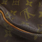 LOUIS VUITTON Shoulder Bag M42254 Monogram canvas Brown Saumur Women Used Authentic