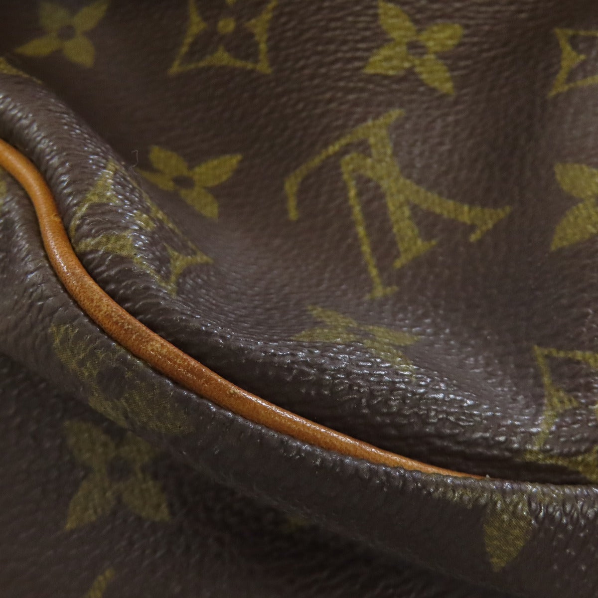 LOUIS VUITTON Shoulder Bag M42254 Monogram canvas Brown Saumur Women Used Authentic