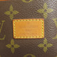 LOUIS VUITTON Shoulder Bag M42254 Monogram canvas Brown Saumur Women Used Authentic
