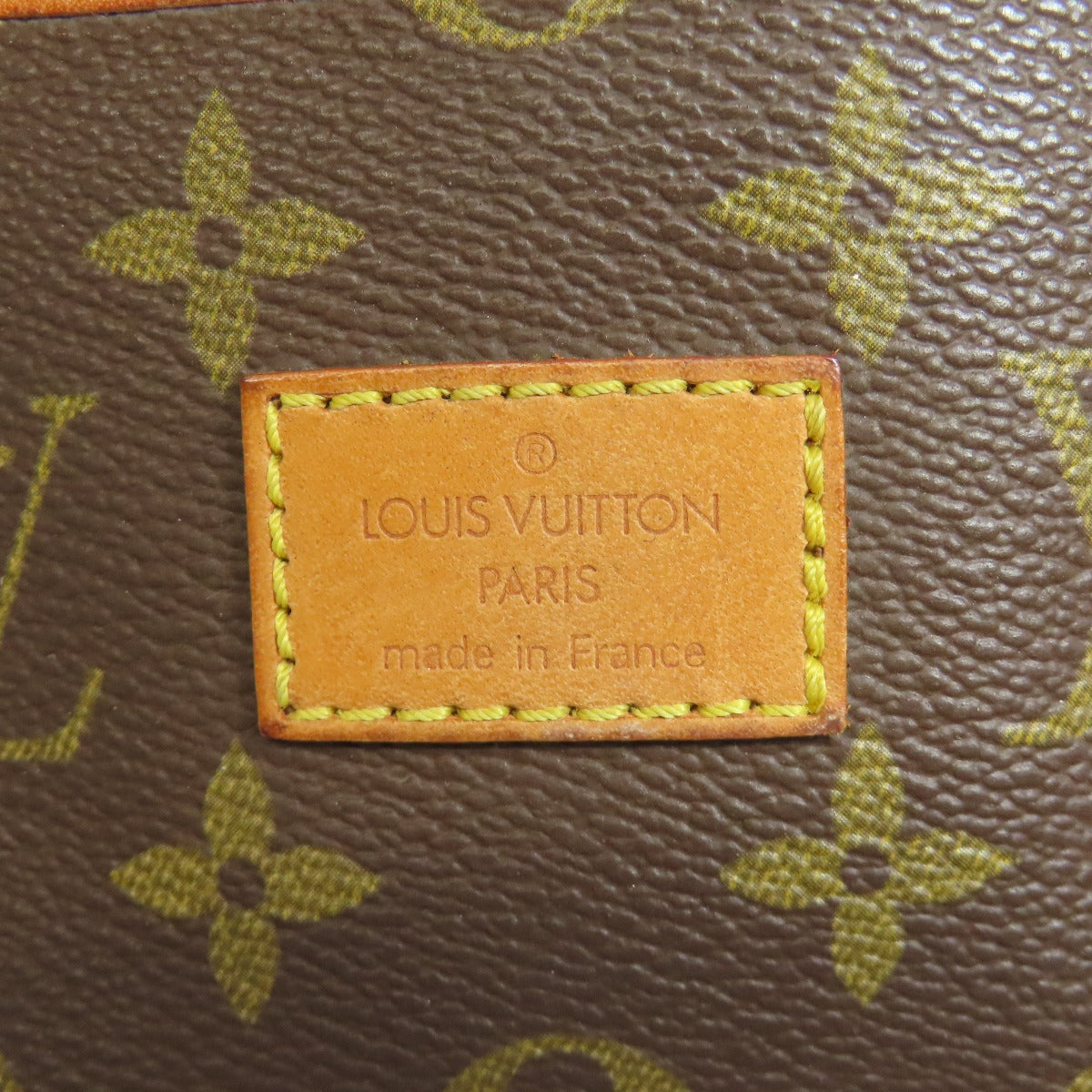 LOUIS VUITTON Shoulder Bag M42254 Monogram canvas Brown Saumur Women Used Authentic