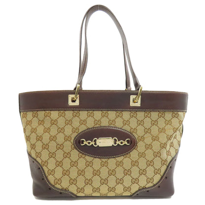 GUCCI Tote Bag 145993 canvas Brown GG