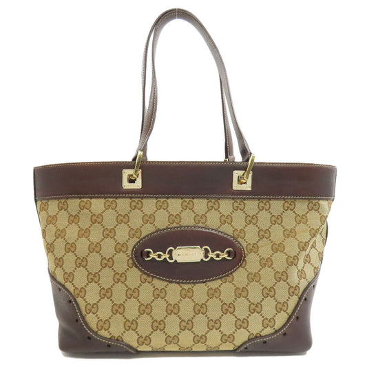 GUCCI Tote Bag 145993 canvas Brown GG