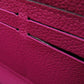 LOUIS VUITTON Long Wallet Purse M61701 Ann Platt purple Portefeuille Clemence Women Used Authentic